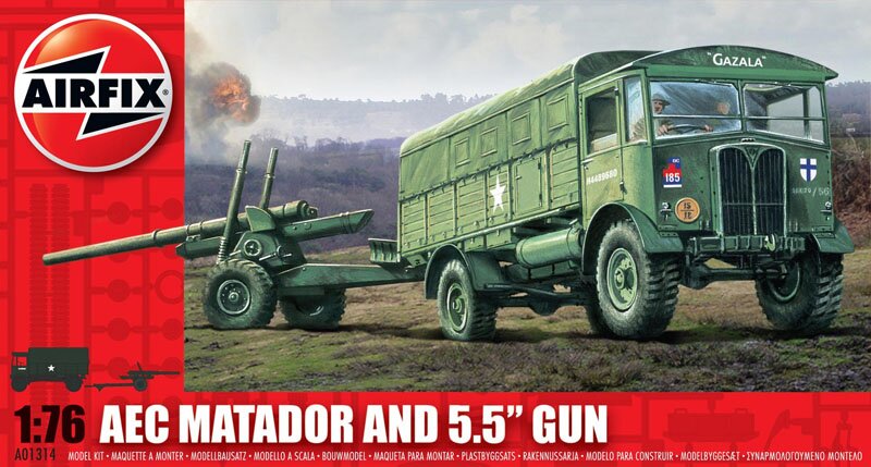 модель ТЯГАЧ MATADOR И 55 ПУШКА